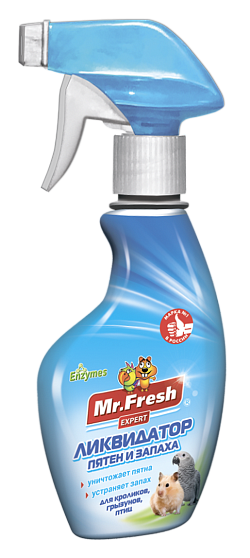 Mr.Fresh, Expert 2в1 Ликвидатор пятен и запаха для птиц и грызунов 200мл F402