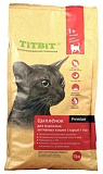 TiTBiT Корм сухой для взрослых активных кошек от 1 до 7 лет Цыпленок 1,5 кг