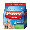 Mr.Fresh Smart Наполнитель для короткошерстных кошек древесный комкующийся 4,5л*2,1кг