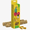 Rio, Палочки для волнистых попугайчиков  и экзотов с тропическими фруктами 2х40гр.