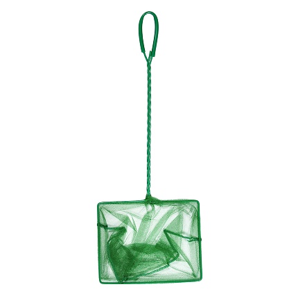 Fishnet, Сачок квадратный, зеленый, 20*15 см, ручка из 3-х нитей