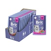 BRIT Premium пауч для взрослых стерилизованных кошек  Индейка и Сыр в желе 85гАКЦИЯ!