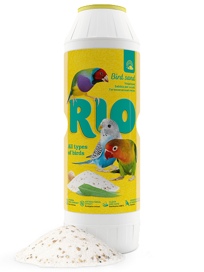 Rio, Гигиенический песок для птиц, банка 2кгАКЦИЯ!