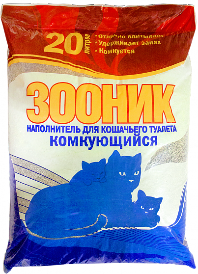 ЗООНИК Наполнитель комкующийся 20 л
