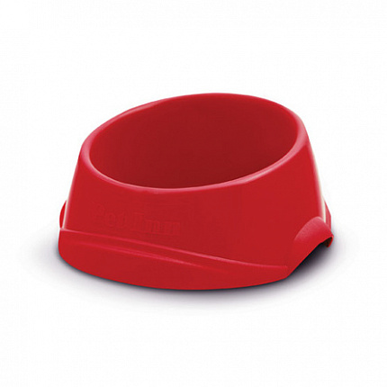 Миска пластик PetInn SPACE BOWL 300мл красная