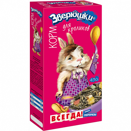 Зоомир Зверюшки Корм для кроликов 450г