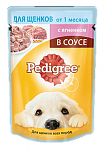PEDIGREE "Ягненок" для щенков пауч 0,085 кг 1х28 шт