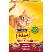 Friskies, сухой для взрослых кошек с мясом и полезными овощами, 0,4 кг