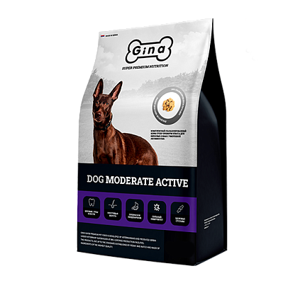 Gina Dog Moderate Active 18 кг (Сербия)