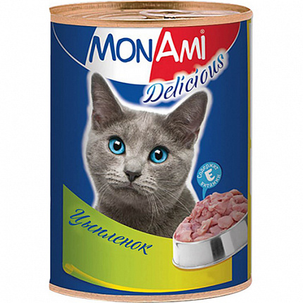 MON AMI конс. 350 г для кошек Цыпленок