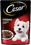 Cesar, Говядина с овощами, пауч 0,085 кг