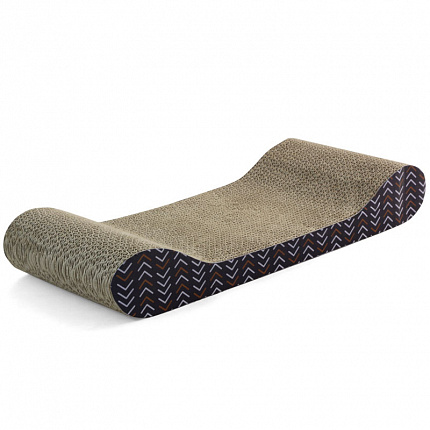 TRIOL Когтеточка-лежанка из гофрокартона "Софа", 490*205*75мм