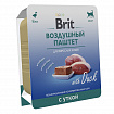 BRIT Premium Паштет воздушный для взрослых кошек Утка 100г