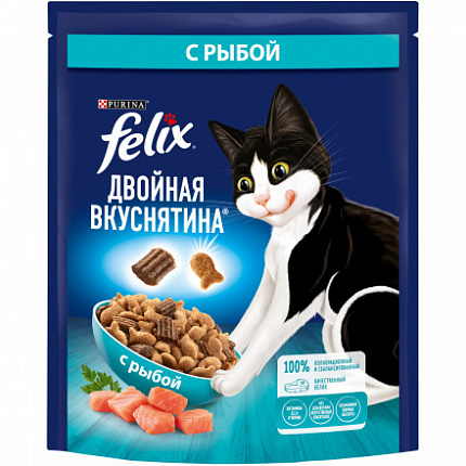 FELIX Двойной вкус Рыба, 200 гр