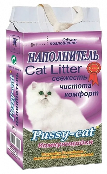 Пуси Кэт Наполнитель комкующийся 4,5л*3,4кг