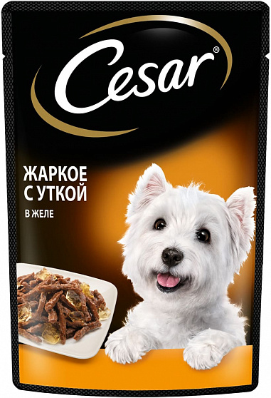 Cesar, Жаркое с уткой, пауч 0,085 кг
