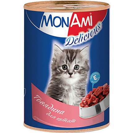 MON AMI конс. 350 г для котят Говядина