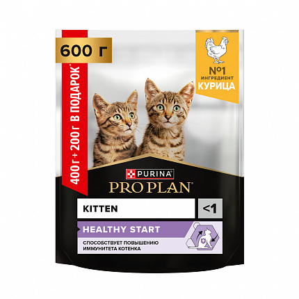 ProPlan, сухой для котят Курица, 0,6 кг