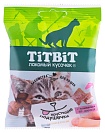TiTBiT Хрустящие подушечки для кошек с паштетом из лосося 30 г