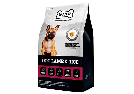 Gina Dog Lamb&Rice 3кг (Сербия)