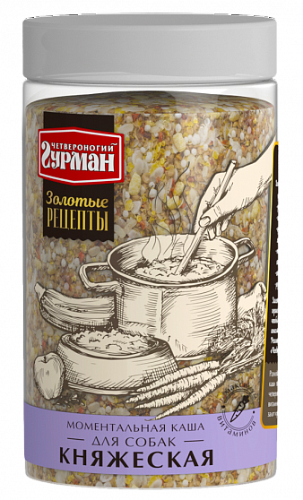 Четвероногий гурман, Моментальная каша для собак "Княжеская", 300 г