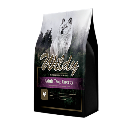 WILDY Adult DOG Energy Сухой корм с курицей для активных собак 3 кг