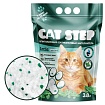 CAT STEP Crystal Fresh Mint, Наполнитель впитывающий силикагелевый, 3,8 л