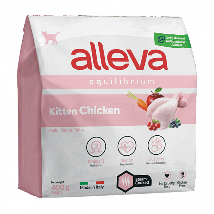 Alleva Equilibrium для котят 0,4 кг