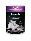 GINA консервированный для кошек тунец микс 85 гр, пауч (Тайланд)