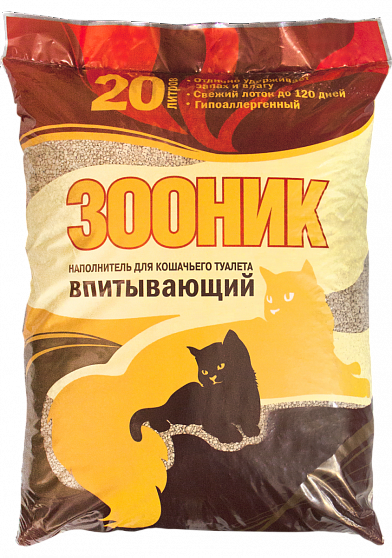 ЗООНИК Наполнитель впитывающий 20 л