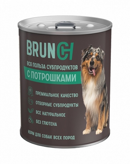 Brunch для собак с потрошками 340 гр