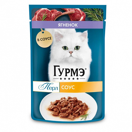 Gourmet Perle, Ягненок в соусе пауч 26х75г пауч