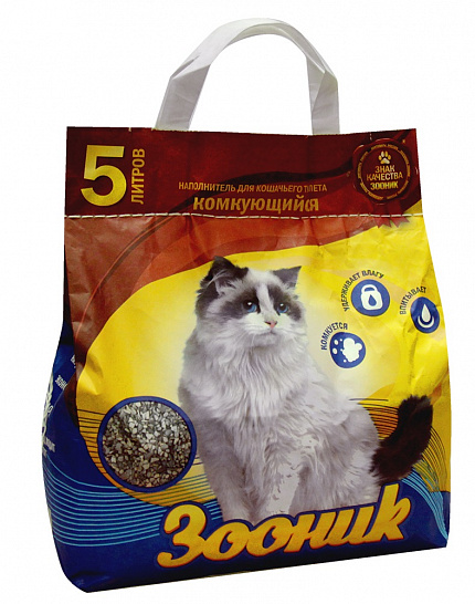 ЗООНИК Наполнитель комкующийся 5 л