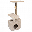 Домик-когтеточка 3-х уровневый угловой 36*49*96см