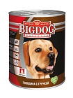 Зоогурман BIG DOG кон.для собак Говядина Гречка 850г