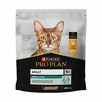 ProPlan, сухой для взрослых кошек Курица, 0,4 кг