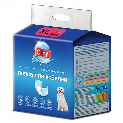 Экопром Cliny Пояса для кобелей XL 7шт K217