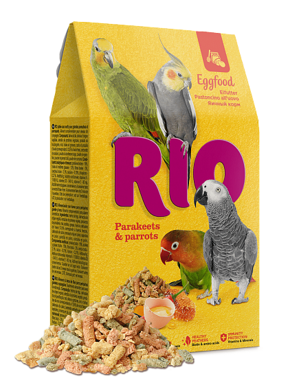 Rio, Яичный корм для средних и крупных попугаев, 250 г