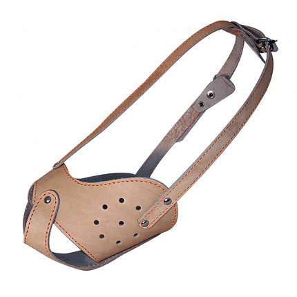 GAMMA Намордник кожаный №0, 110*65*90мм