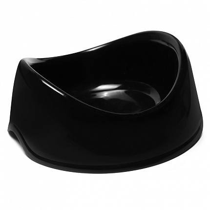 TRIOL Миска пластиковая "Инь Ян", черная, 0,15л