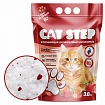 CAT STEP, силикагелевый наполнитель для кошачьих туалетов с ароматом клубники, 3,8 л