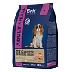 BRIT Premium Dog Adult Small Сухой корм для взр собак мелких пород от 1 до 10кг Курица 1кг