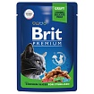 BRIT Premium пауч для котят Белая Рыба в соусе 85г