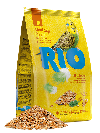 Rio, Корм для волнистых попугаев в период линьки, 0,5 кг