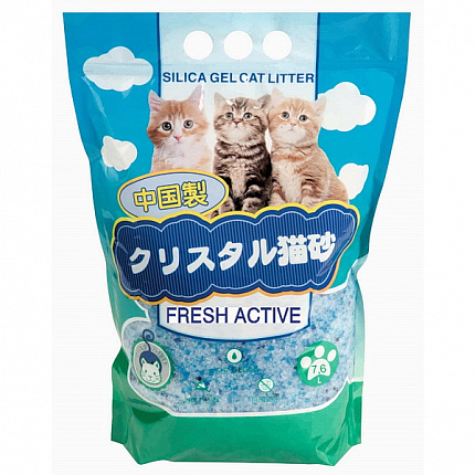 HAKASE AREKKUSU Наполнитель Fresh Active силикагелевый 7,6л