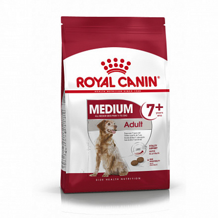 ROYAL CANIN, MEDIUM ADULT 7+, 4 кг