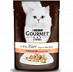 Gourmet Ala Carte, консервированный для взрослых кошек с лососем,цукини и зел.фасолью, пауч