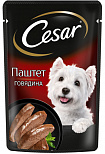 Cesar, Паштет с говядиной, пауч 0,080 кг