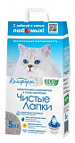 Чистые Лапки Наполнитель комкующийся Комфорт 5кг