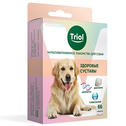 TRIOL Мультивитаминное лакомство для собак "Здоровые суставы", 33г